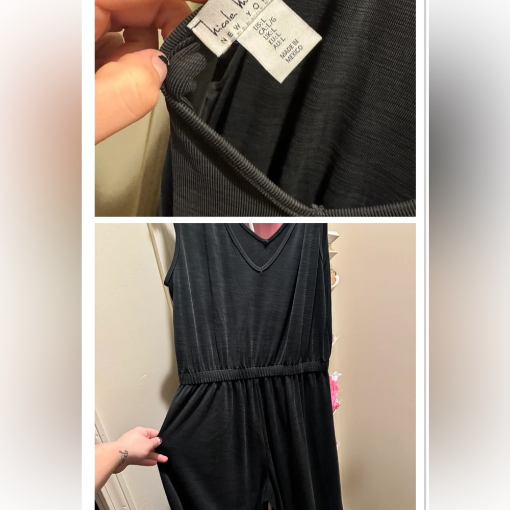 Dark gray large Nicole miller jumpsuit